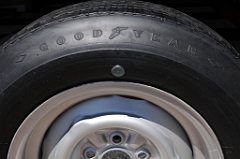 SFM6S090 Steel Wheel & Blue Dot Spare Tire b
